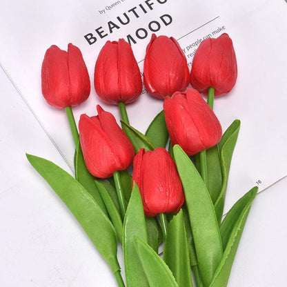 Mini PU Plastic Tulip Artificial Flower Artificial Flower - Pacisia