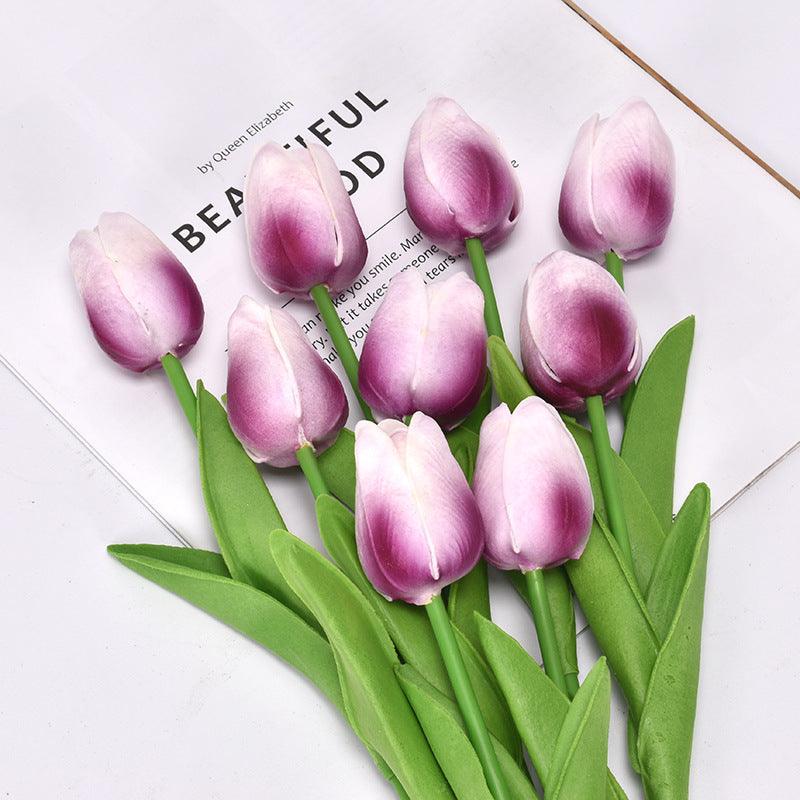 Mini PU Plastic Tulip Artificial Flower Artificial Flower - Pacisia