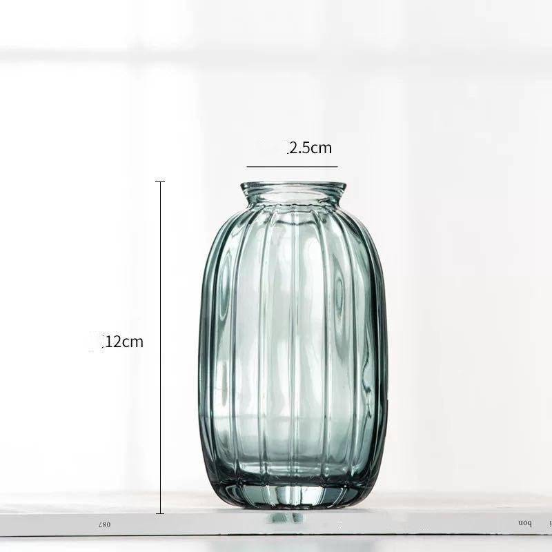 Mini Vase Flower Transparent Color Flower Arrangement Decoration - Pacisia