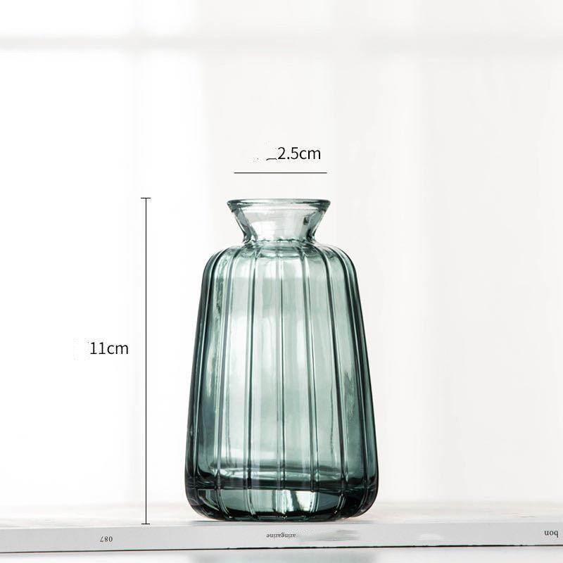 Mini Vase Flower Transparent Color Flower Arrangement Decoration - Pacisia