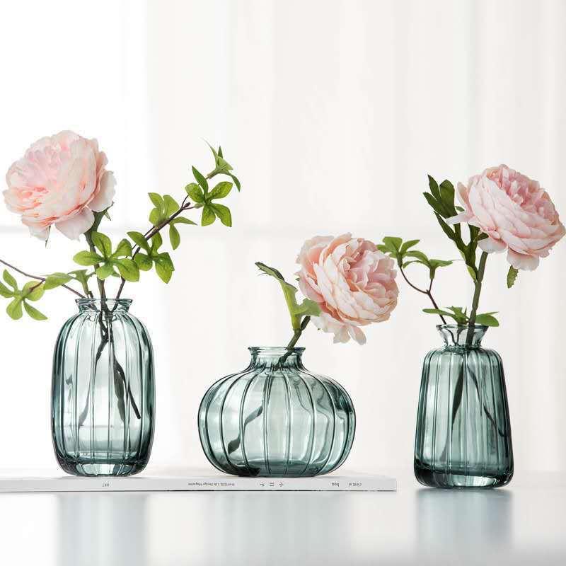 Mini Vase Flower Transparent Color Flower Arrangement Decoration - Pacisia