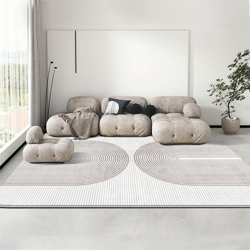 Minimalist Line Thickened Art Carpet Nordic Fluffy Soft Non-slip RUG - Pacisia