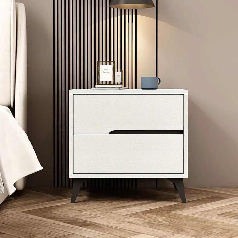 Minimalist Nordic Nightstand Modern Storage Home Bedrooms Nightstand Drawer Wood Furnitures Table De Chevet Furniture Decoration - Pacisia