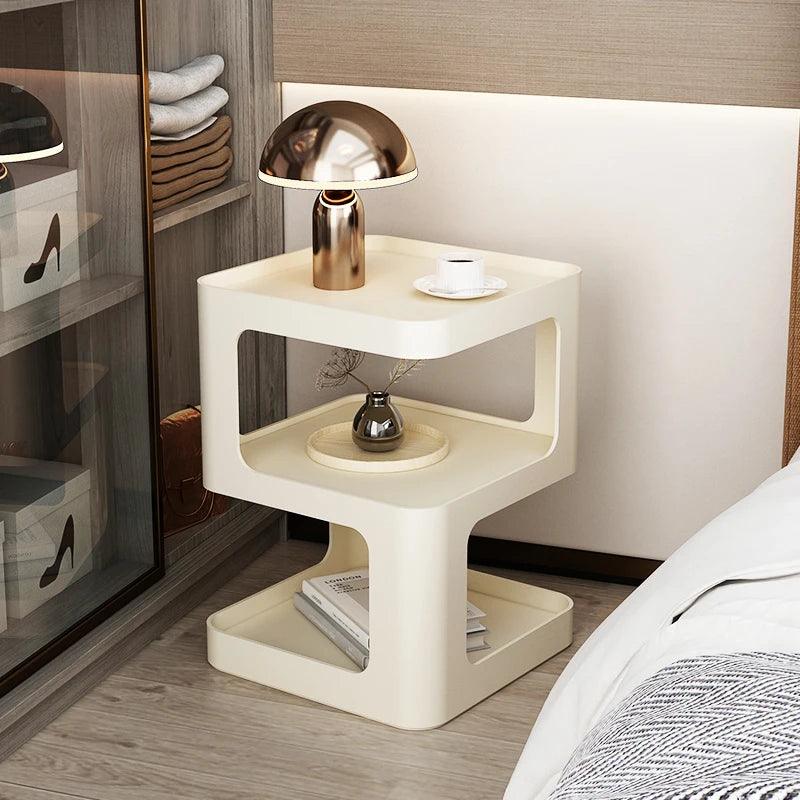 Minimalist White Nightstand Nordic Modern Table Bedside Storage Nightstands Home Cabinet Mesitas De Noche Bedroom Furniture - Pacisia