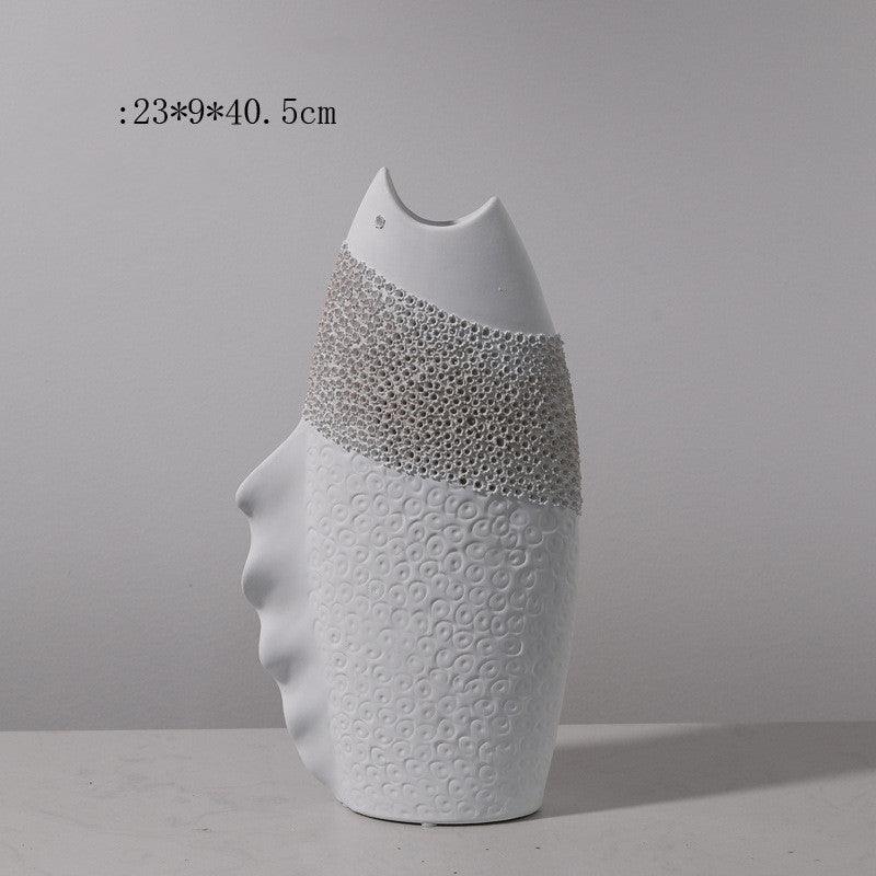 Model Room Soft Decoration Handmade Ceramic Vase Decoration - Pacisia
