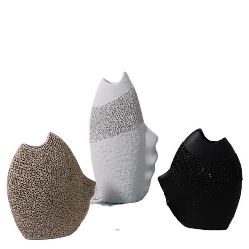 Model Room Soft Decoration Handmade Ceramic Vase Decoration - Pacisia