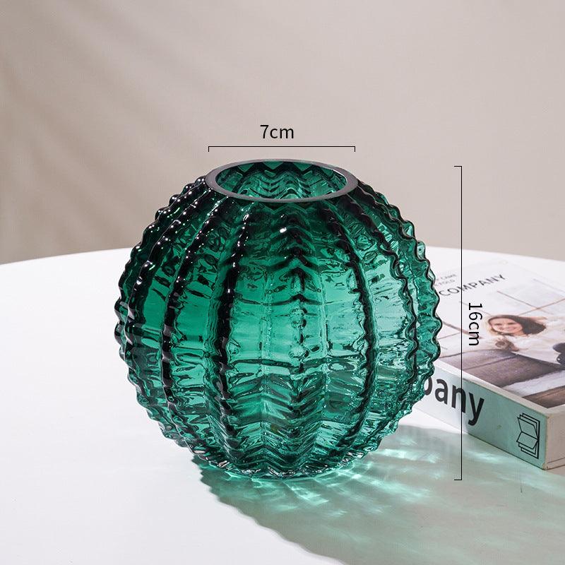 Modeling Glass Vase Dried Flower Green Plant Flower Arranger - Pacisia