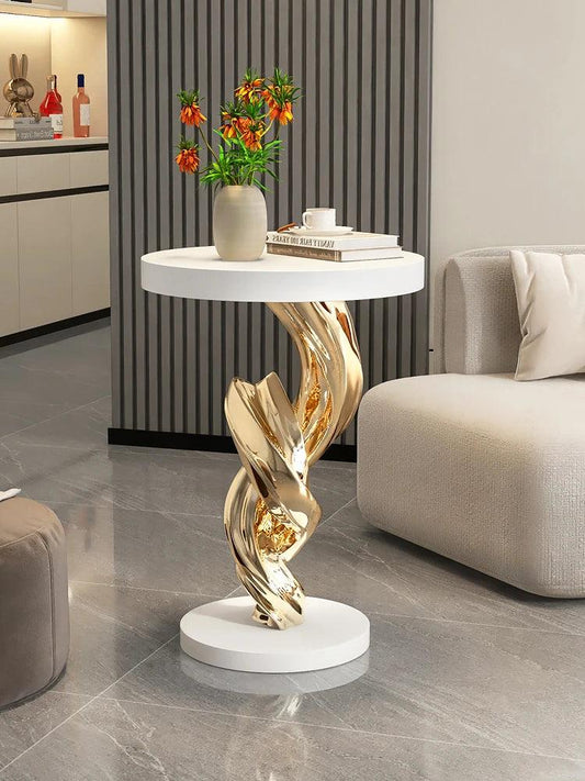 Modern Abstract Sculpture Table, Furniture, Sofa, Coffee Table, Side Table, Creative Corner Table, Home Light Luxury Decoration - Pacisia