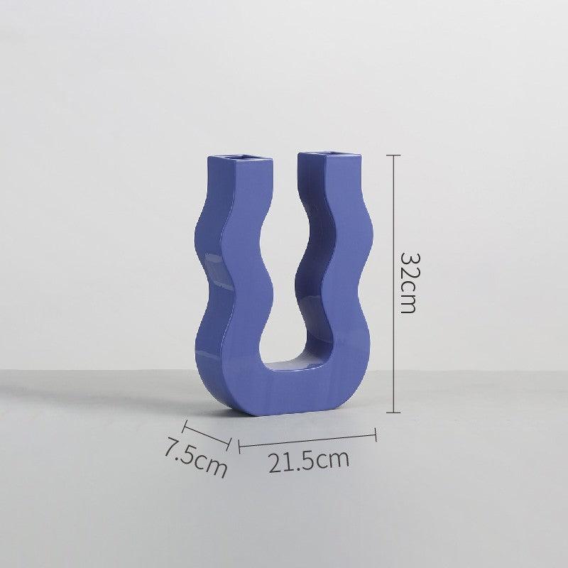 Modern Ceramic Vase Candlestick Ornaments - Pacisia