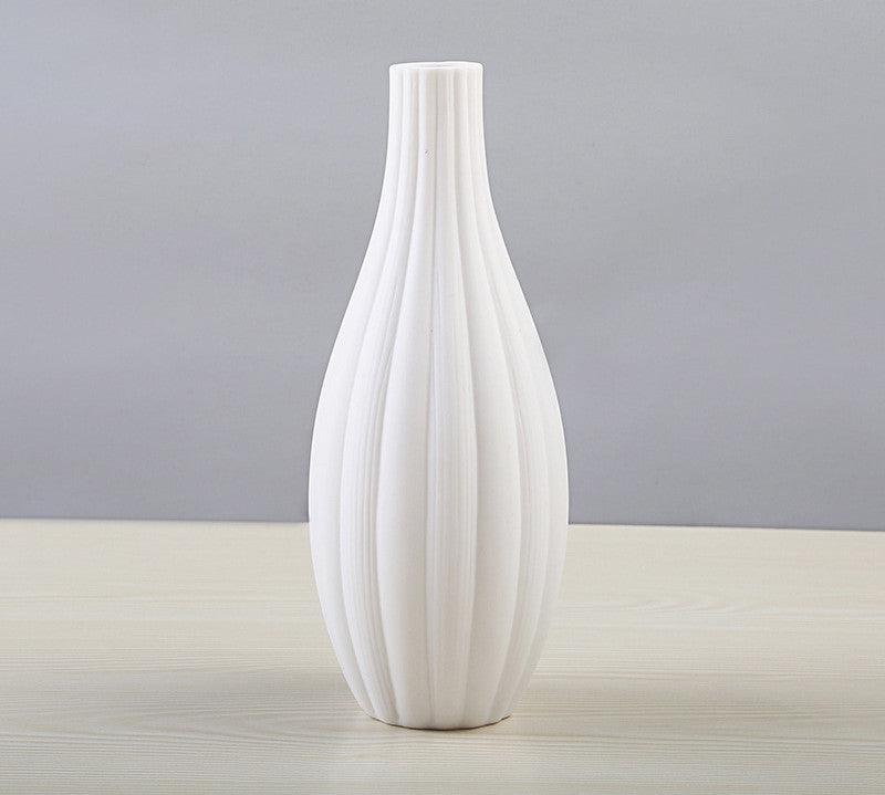 Modern Ceramic Vase Creative Fashion White - Pacisia