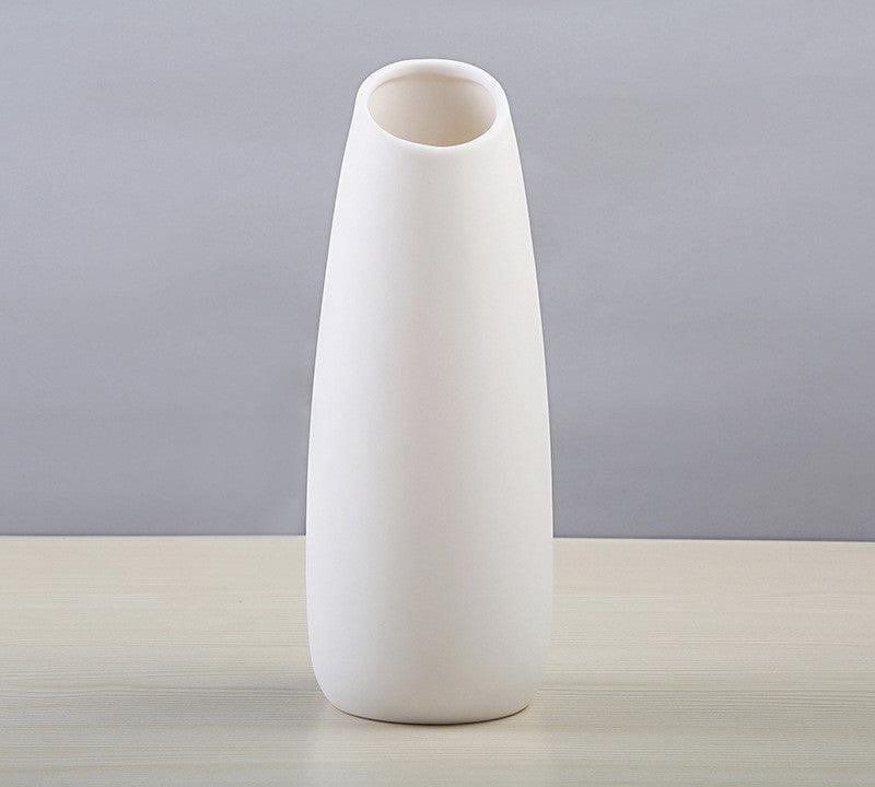 Modern Ceramic Vase Creative Fashion White - Pacisia