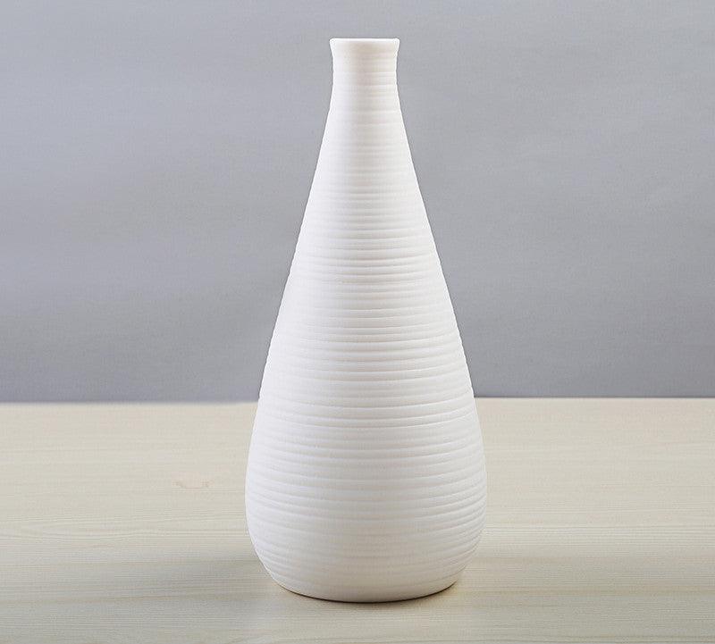 Modern Ceramic Vase Creative Fashion White - Pacisia