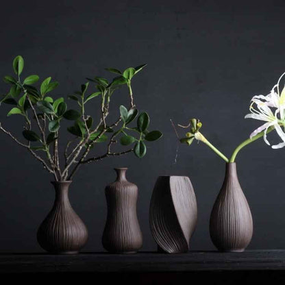 Modern Chinese Style Geyao Vase Retro Home Decoration - Pacisia