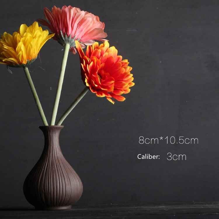 Modern Chinese Style Geyao Vase Retro Home Decoration - Pacisia