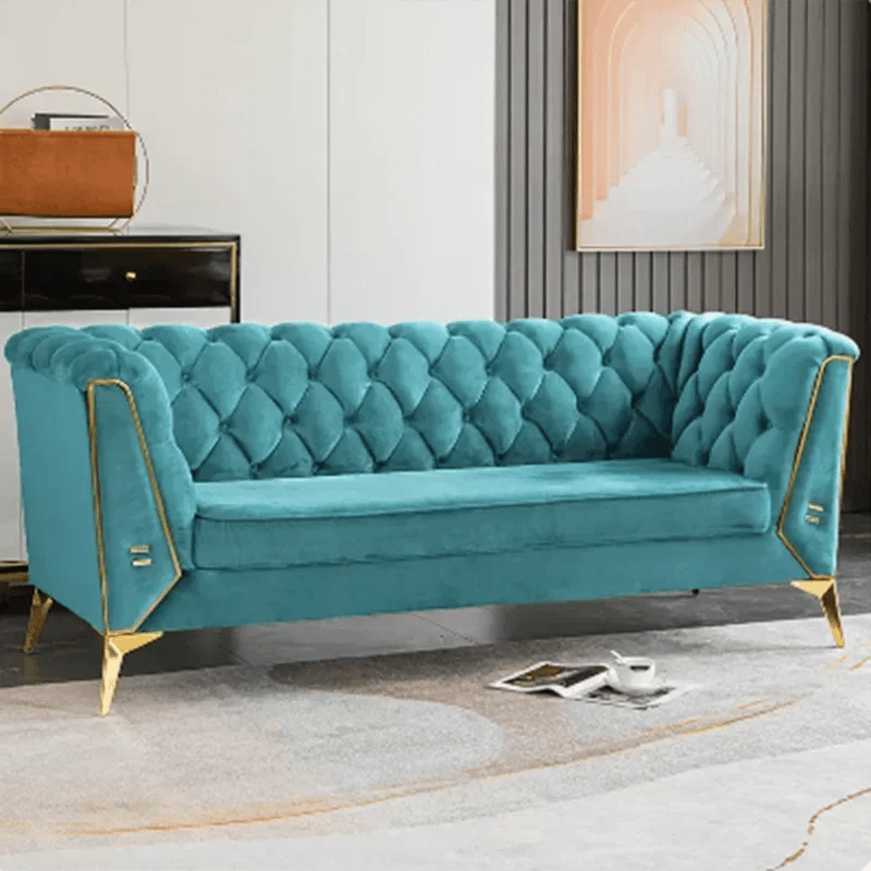 Modern Corner Living Room Sofa Leather Nordic European Living Room Sofa Prefabricated Oturma Odası Kanepeleri Furniture ZY50SF - Pacisia