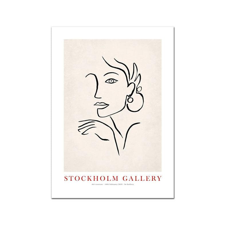 Modern Framed and Frameless Decorative Canvas Wall Art - Minimalist Floral Designs - Pacisia