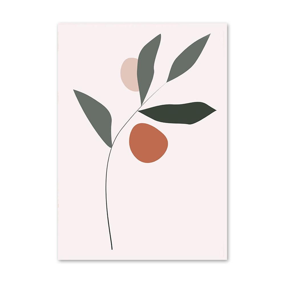 Modern Framed and Frameless Decorative Canvas Wall Art - Minimalist Floral Designs - Pacisia