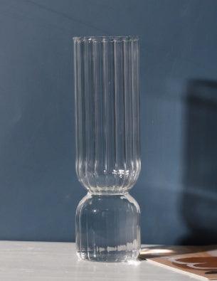 Modern Glass Bubble Vase Art Colored Transparent Small Bottle Decorative Flower Pot - Pacisia