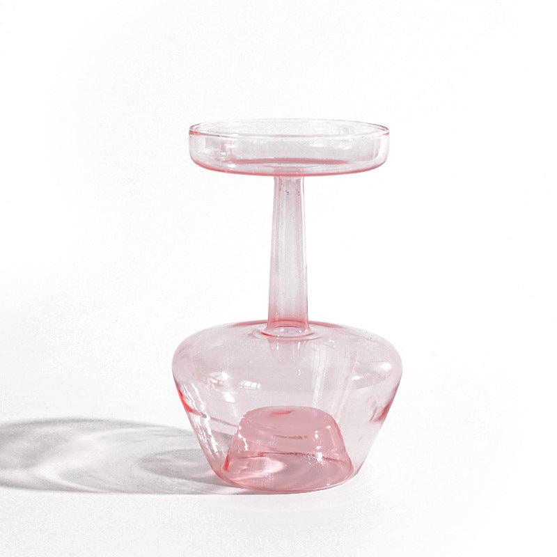 Modern Glass Vase Bubble Vase Art Colored Transparent Small Bottle Decorative Flower Pot - Pacisia