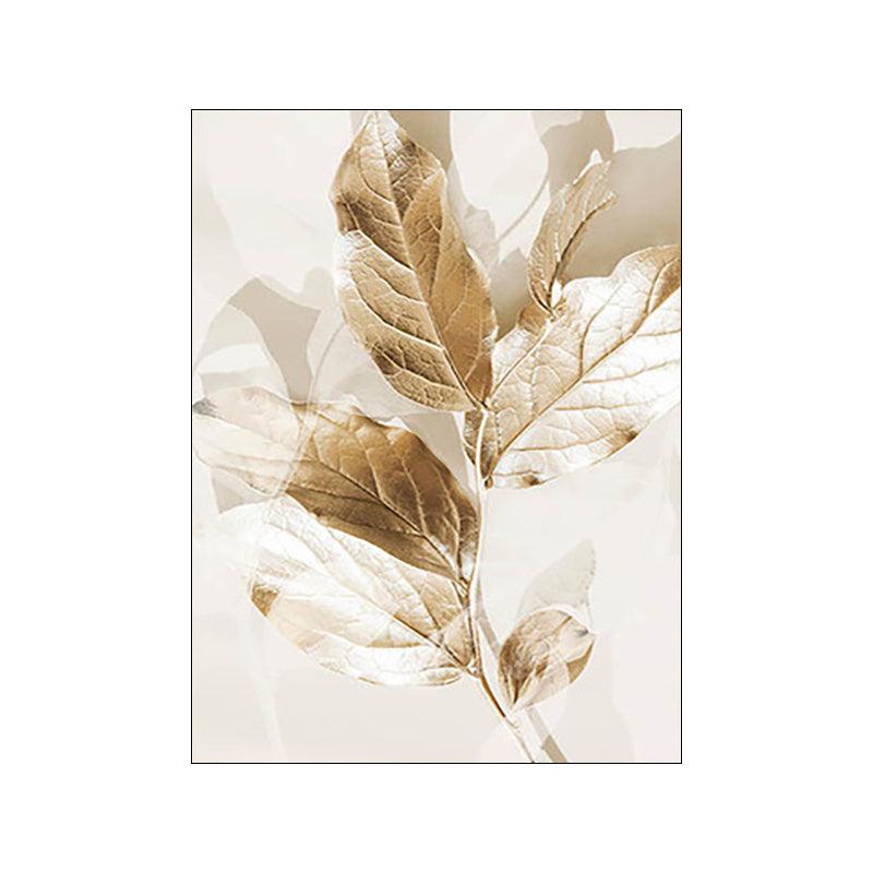 Modern Gold Foil Beach Canvas Art Wall Painting - Pacisia