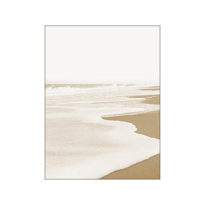 Modern Gold Foil Beach Canvas Art Wall Painting - Pacisia