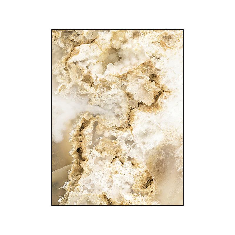 Modern Gold Foil Beach Canvas Art Wall Painting - Pacisia