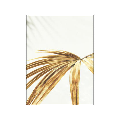 Modern Gold Foil Beach Canvas Art Wall Painting - Pacisia