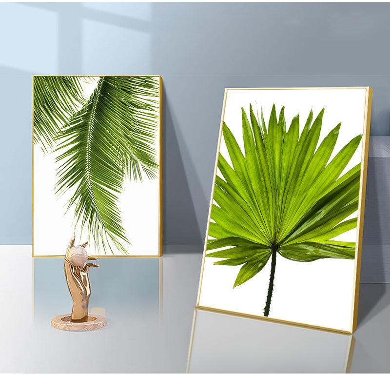 Modern Green Plant Wall Art - Home Decor Canvas Painting - Pacisia