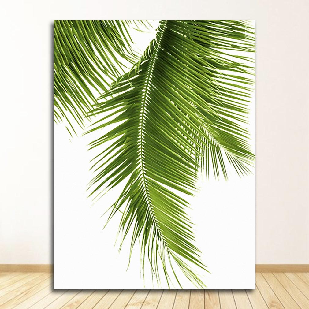Modern Green Plant Wall Art - Home Decor Canvas Painting - Pacisia