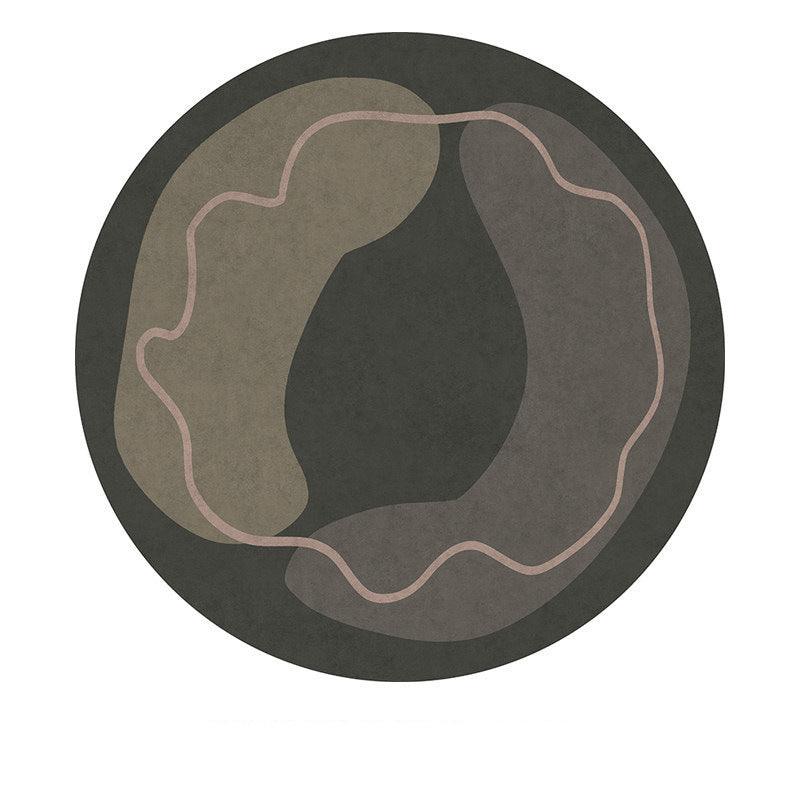 Modern Home Crystal Velvet Round Carpet Floor Mat - Pacisia