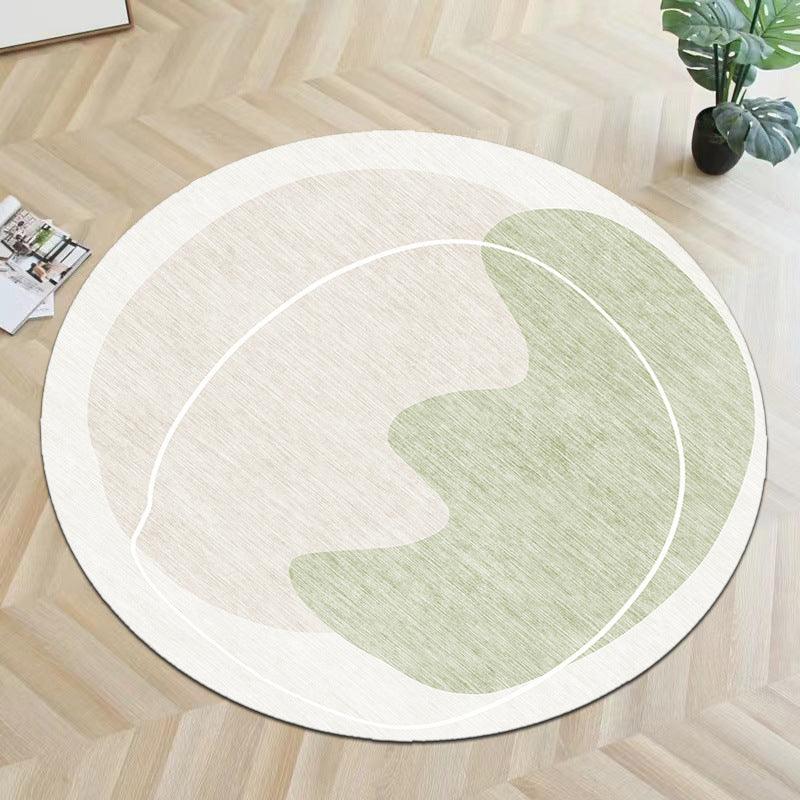 Modern Home Crystal Velvet Round Carpet Floor Mat - Pacisia