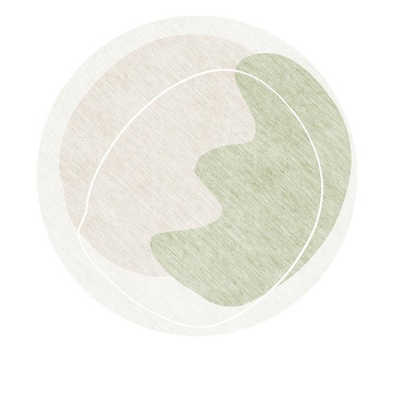 Modern Home Crystal Velvet Round Carpet Floor Mat - Pacisia