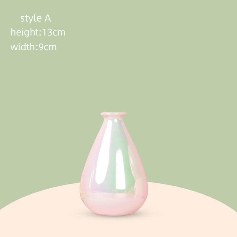 Modern Home Furnishings Colorful Pearl Glitter Ceramic Vase - Pacisia