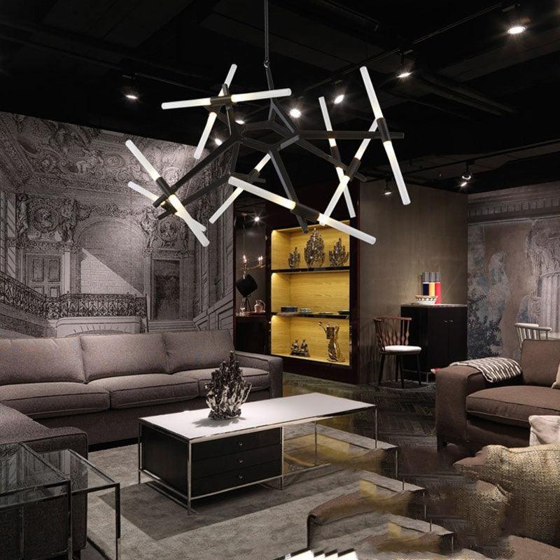 Modern Irregular Living Room Minimalist Dining Room Chandelier - Pacisia