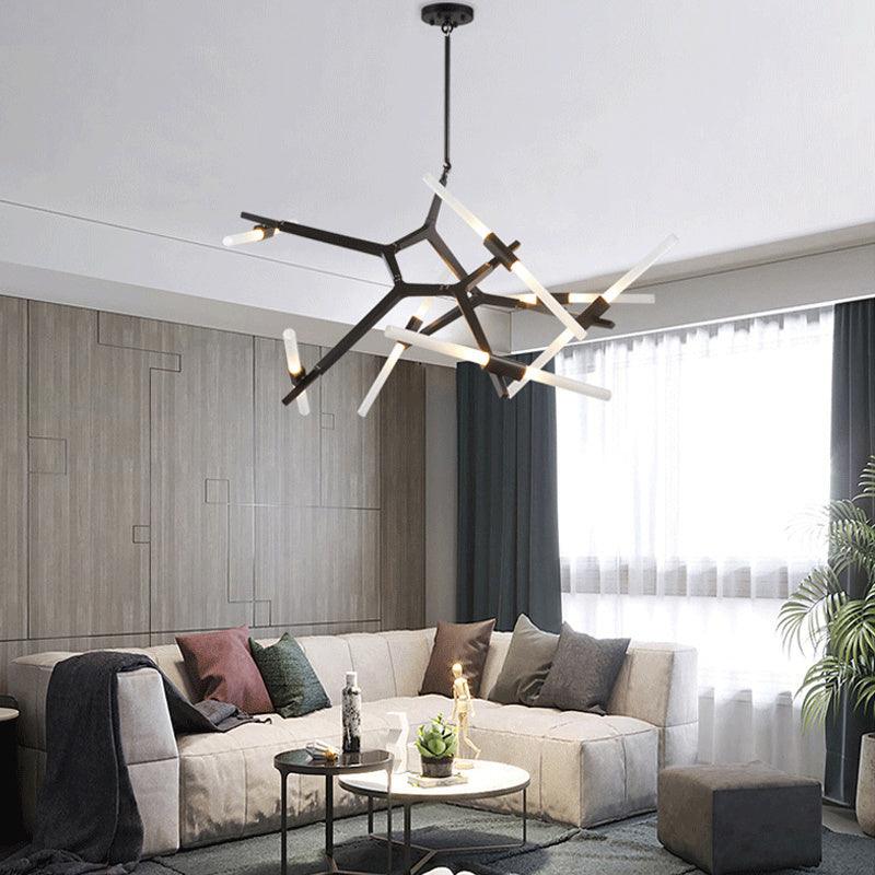 Modern Irregular Living Room Minimalist Dining Room Chandelier - Pacisia