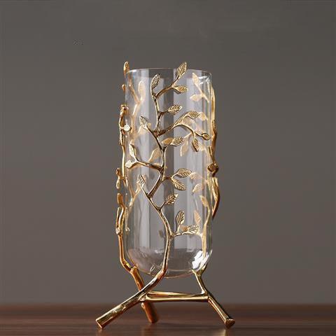 Modern Light Luxury Glass Vase Decoration Living Room - Pacisia