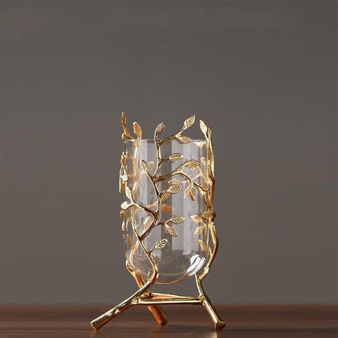 Modern Light Luxury Glass Vase Decoration Living Room - Pacisia