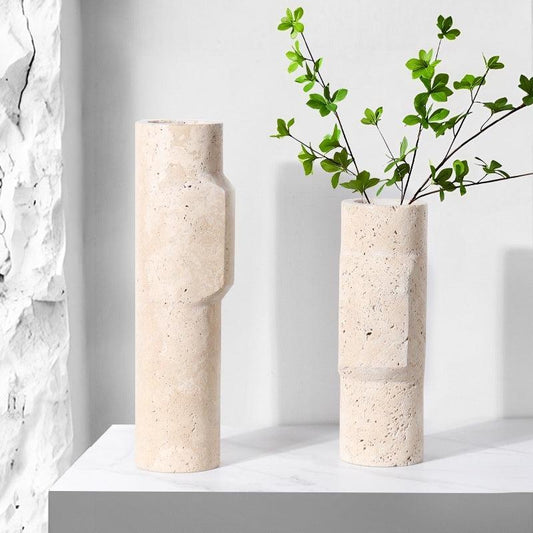 Modern Light Luxury Natural Marble Vase Decoration - Pacisia