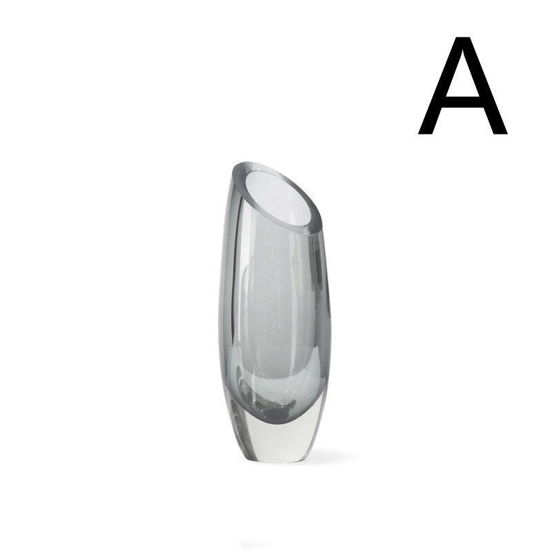 Modern Light Luxury Style Glass Vase Home Soft Decoration Model Room - Pacisia