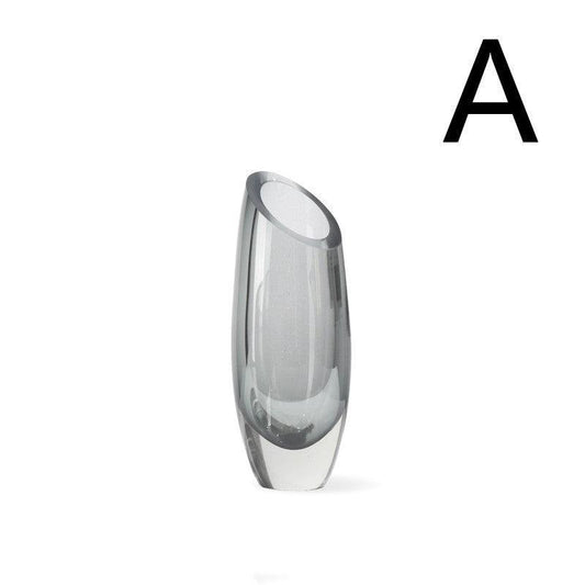 Modern Light Luxury Style Glass Vase Home Soft Decoration Model Room - Pacisia