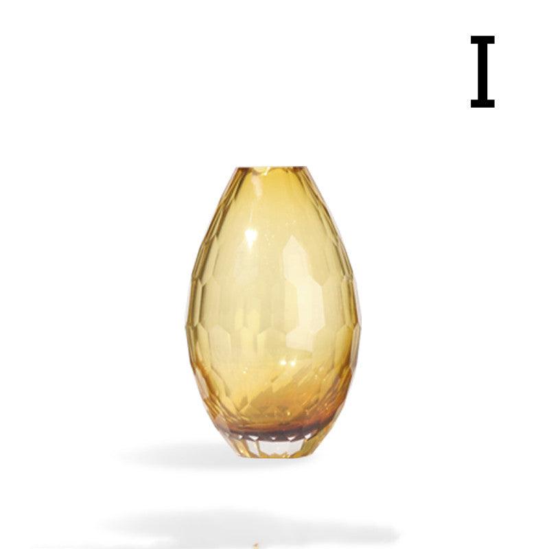 Modern Light Luxury Style Glass Vase Home Soft Decoration Model Room - Pacisia