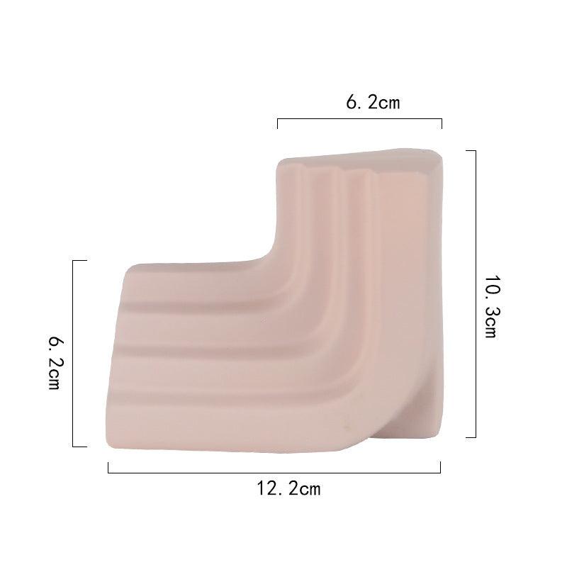 Modern Minimalist Ceramic Bookend Small Ceramic Ornaments - Pacisia