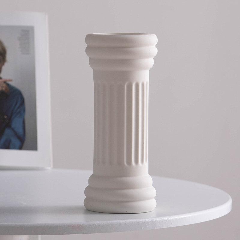 Modern Minimalist Ceramic Decorative Dried Flower Vase Desktop Ornaments - Pacisia