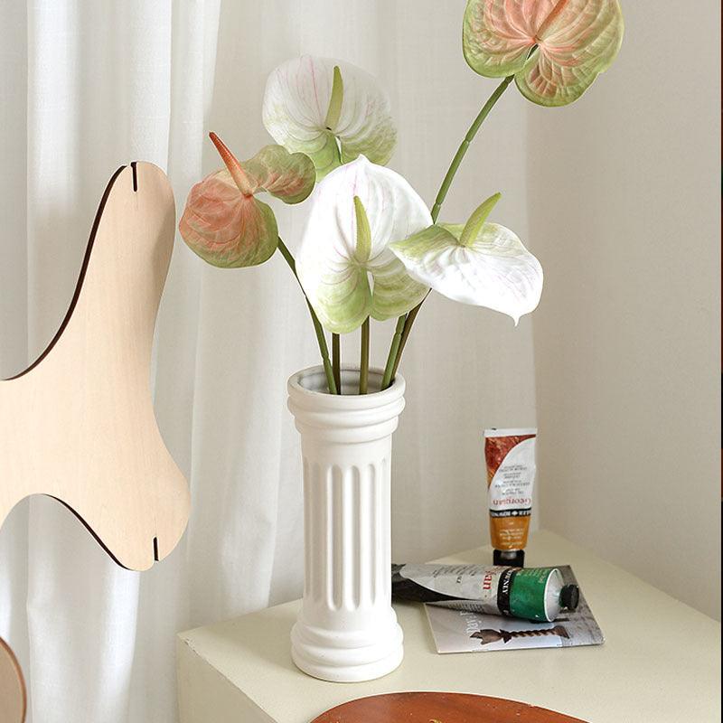 Modern Minimalist Ceramic Decorative Dried Flower Vase Desktop Ornaments - Pacisia