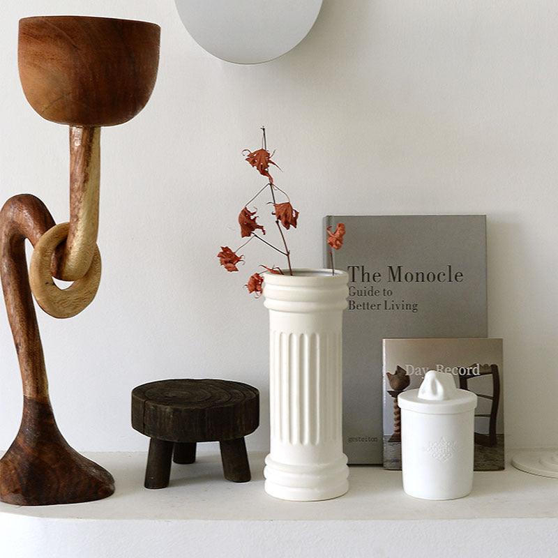 Modern Minimalist Ceramic Decorative Dried Flower Vase Desktop Ornaments - Pacisia