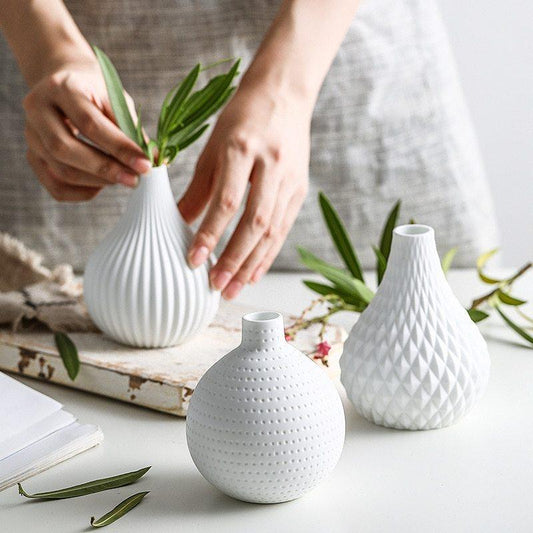 Modern Minimalist Ceramic Vase Home Decoration - Pacisia