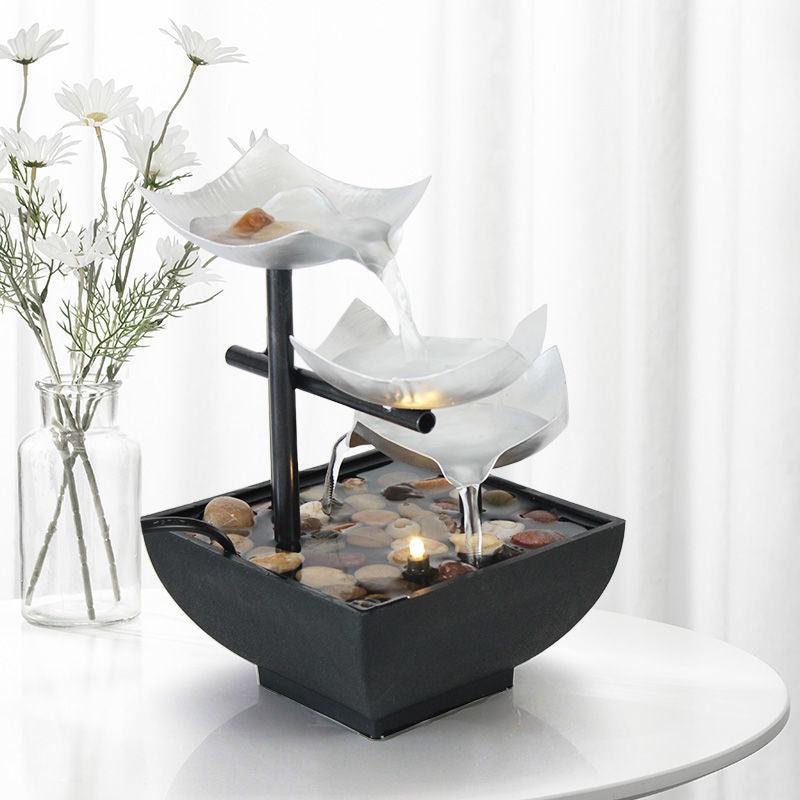 New Home Decoration Flowing Water Ornaments Desktop Fountain Crafts For Home Decor - Pacisia