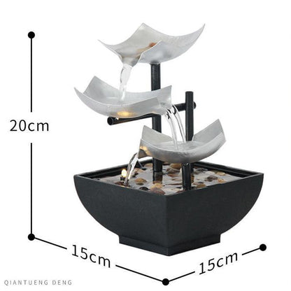 New Home Decoration Flowing Water Ornaments Desktop Fountain Crafts For Home Decor - Pacisia