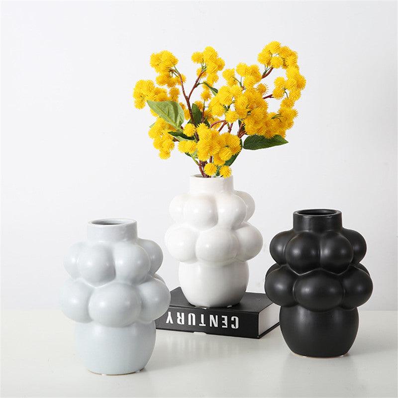 Modern Minimalist Grape-shaped Ceramic Vase - Pacisia