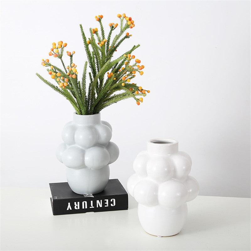 Modern Minimalist Grape-shaped Ceramic Vase - Pacisia